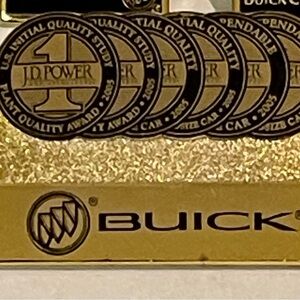 Buick JD Powers LeSabre Century Lot 9 Automobile Hat Lapel Tie Tac Pins NWOT